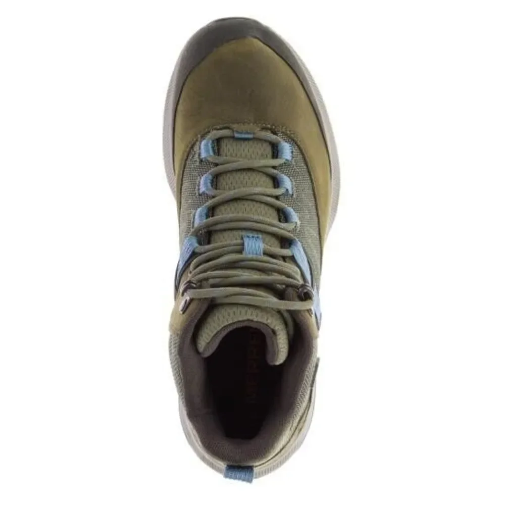 Merrell J99622 Zion Mid Waterproof Hiking Shoes Lace Up Olive Women Sz 7 / 37.5 - Picture 4 of 14